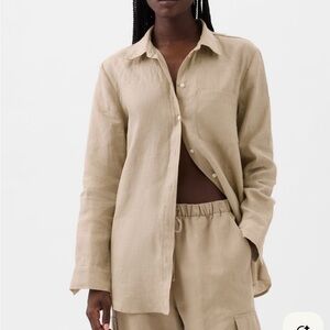 GAP Boyfriend Shirt Iconic Khaki